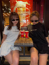 GLITTER HEART LOGO TEE