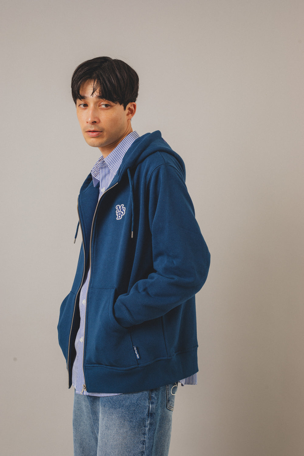 Wappen zip hoodie – YZ