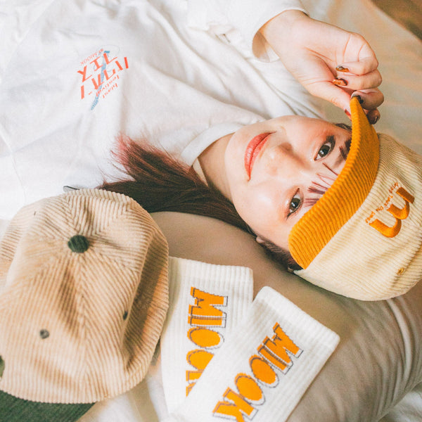 miook bicolor corduroy cap – YZ