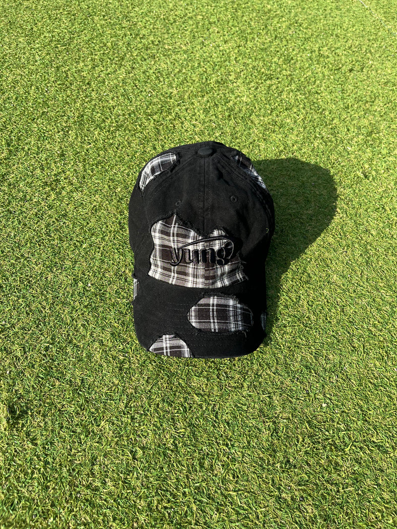yung logo patchwork cap