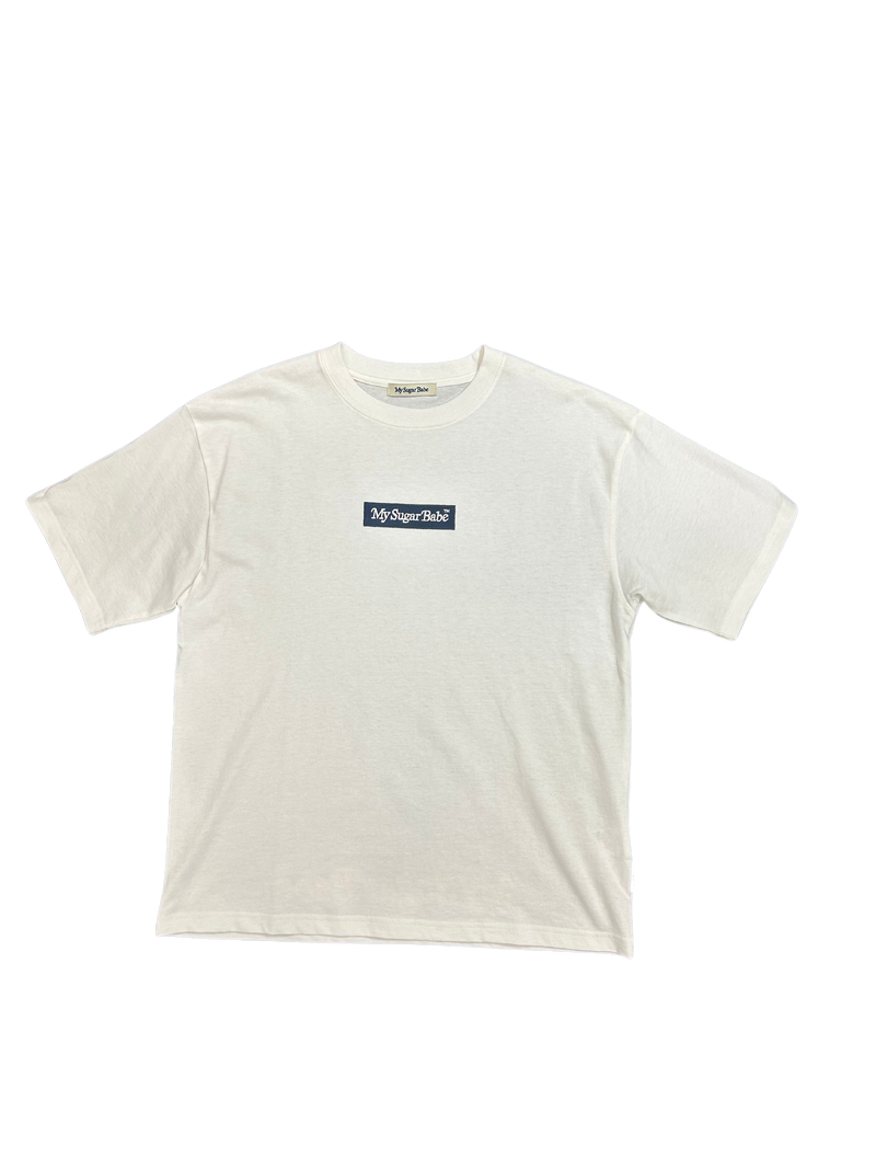 embroidery box logo tee