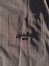 WB loose check shirt