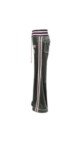 velour track Pants