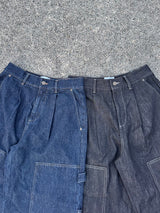 Two tone pocket jeans