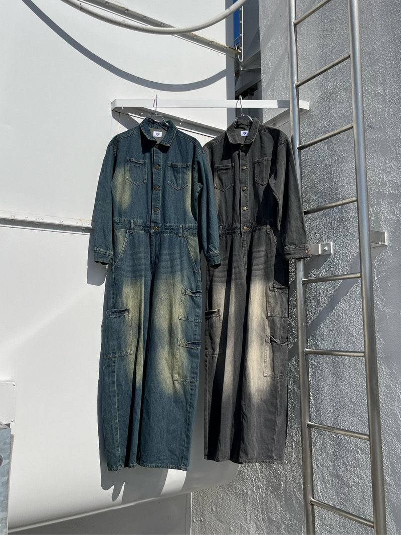 jump denim suit