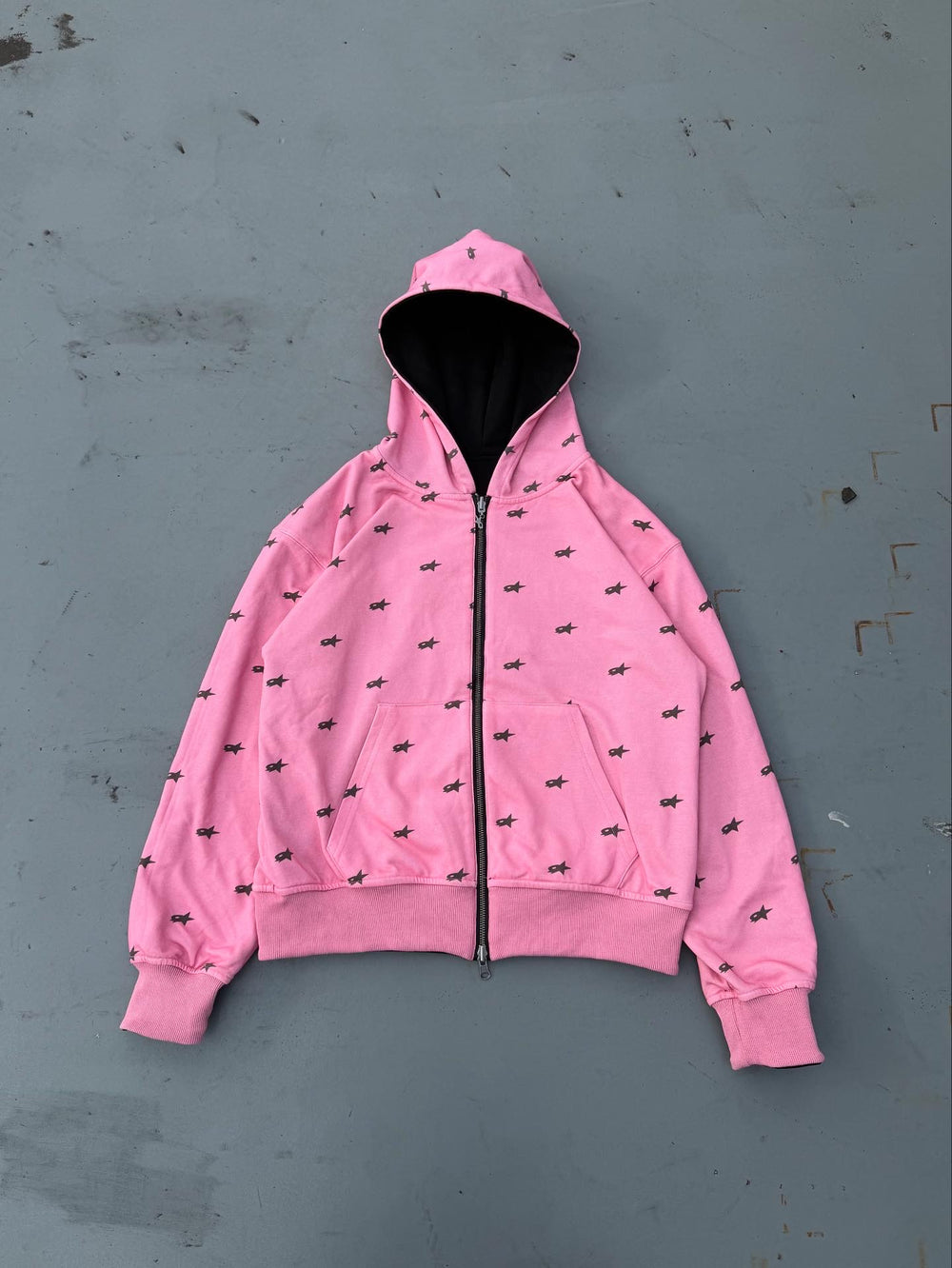 Star Logo Reversible Zip Hoodie – YZ