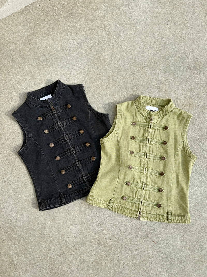 NAPOLEON DENIM VEST – YZ