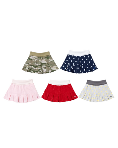 GLITTER PLEATED SKIRT 