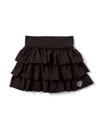 glitter  tiered mini skirt