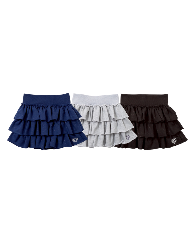 glitter tiered mini skirt – YZ