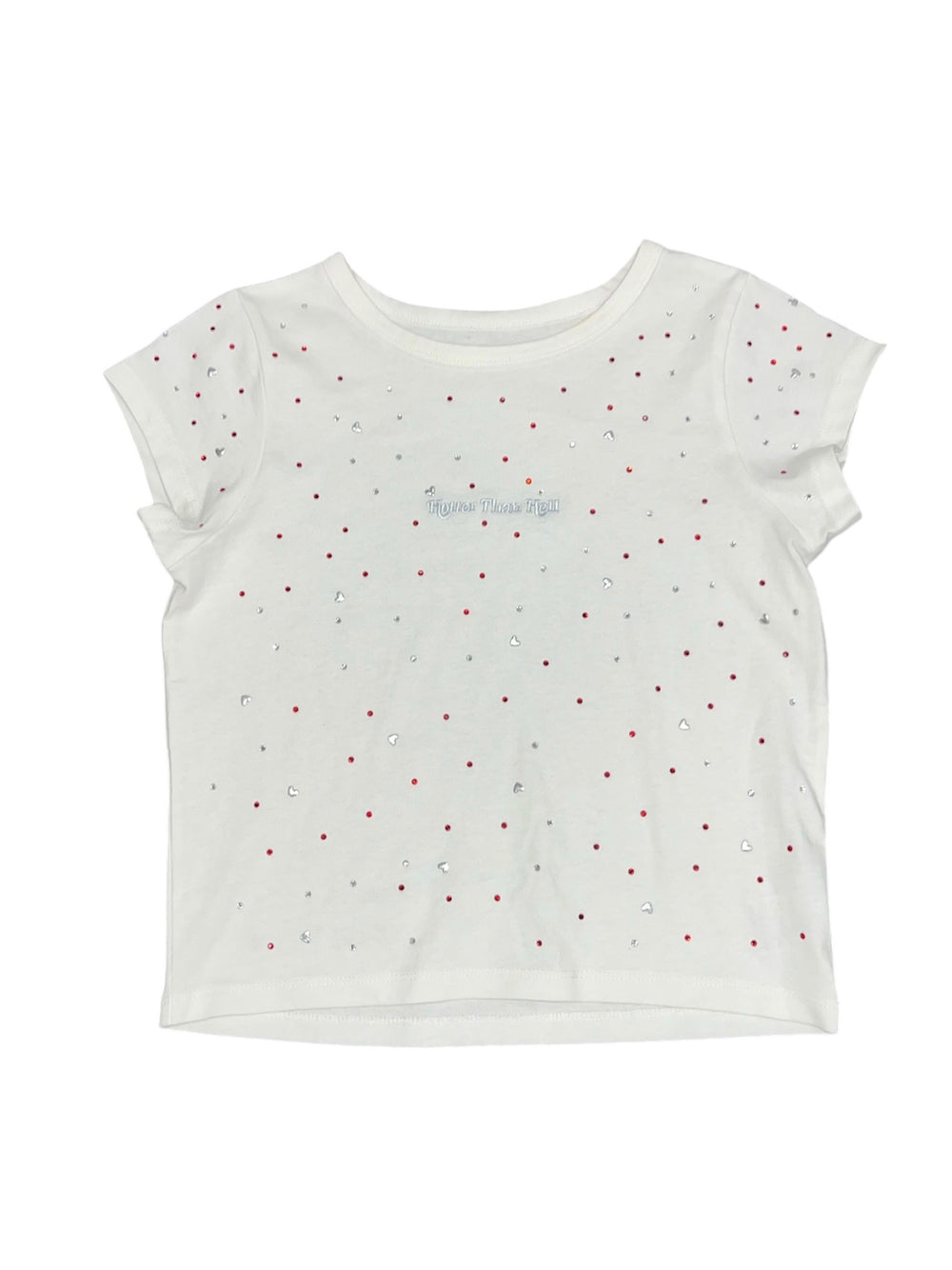 Rhinestone Cropped Tee – YZ