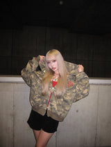 バタフライジップフーディー 