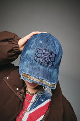 ナインディストレストキャップ 