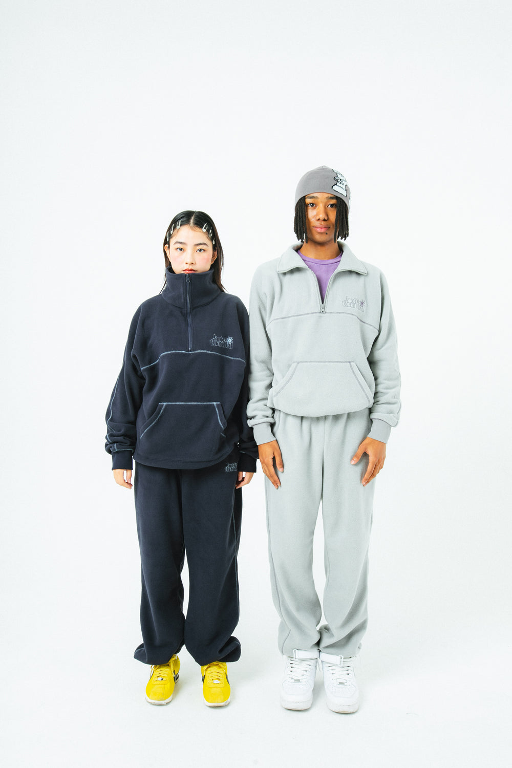 Half zip fleece setup – YZ