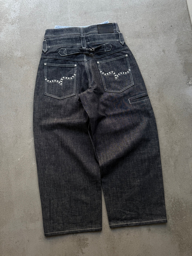 3-Layered Pearl Low-Rise Denim – YZ