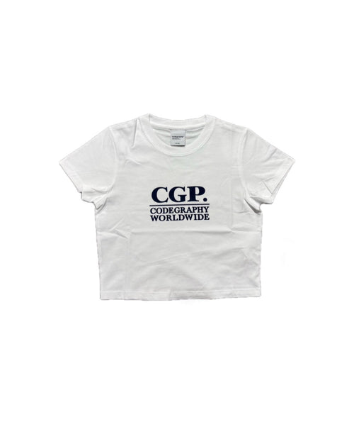 (Women) CGP Square Logo Crop Short Sleeve T-Shirt CBEUWTS015 