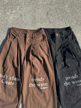 WB wide duck pants
