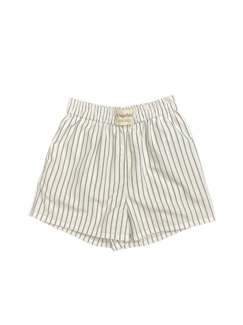 relaxed striped shorts