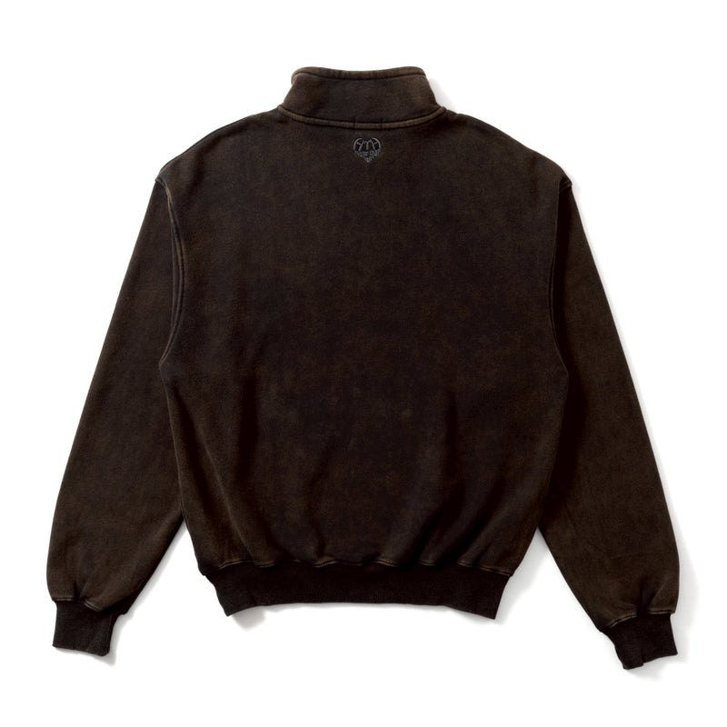 98vintage logo half zip