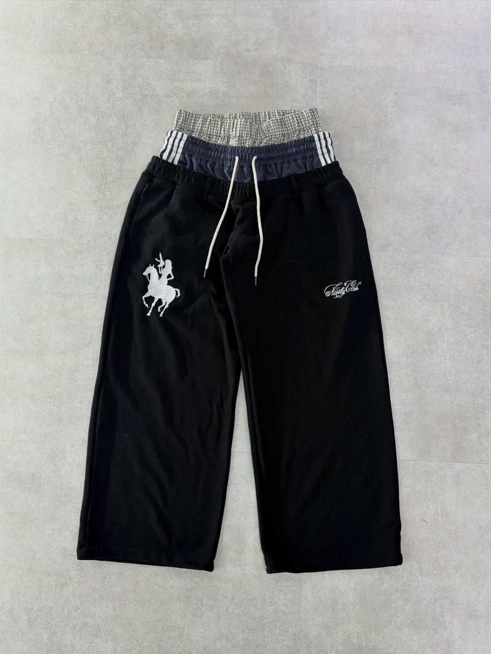 Ninety Club Logo Triple Layered Sweat pants – YZ