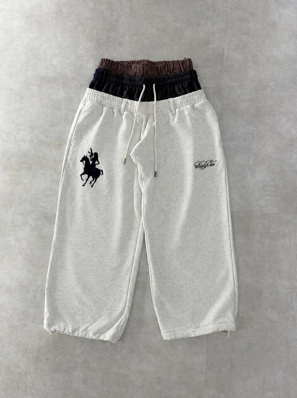 Ninety Club Logo Triple Layered Sweat pants – YZ