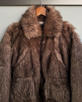 western short fur blouson