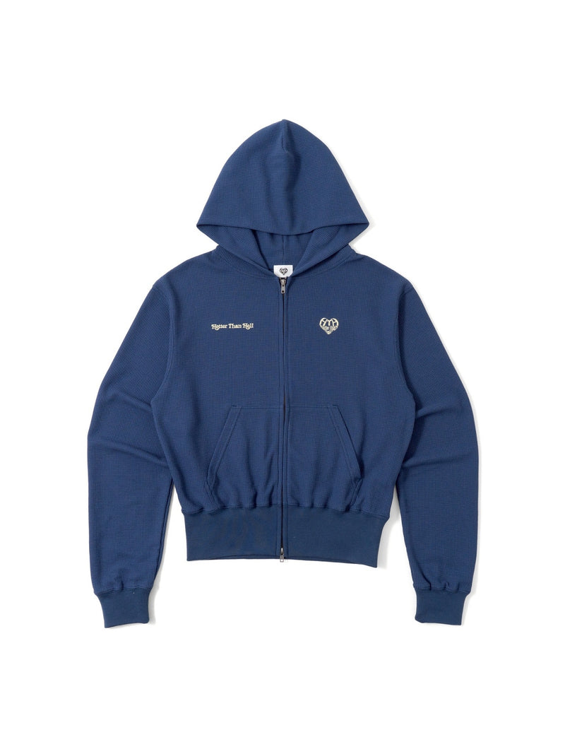 waffle zip hoodie – YZ