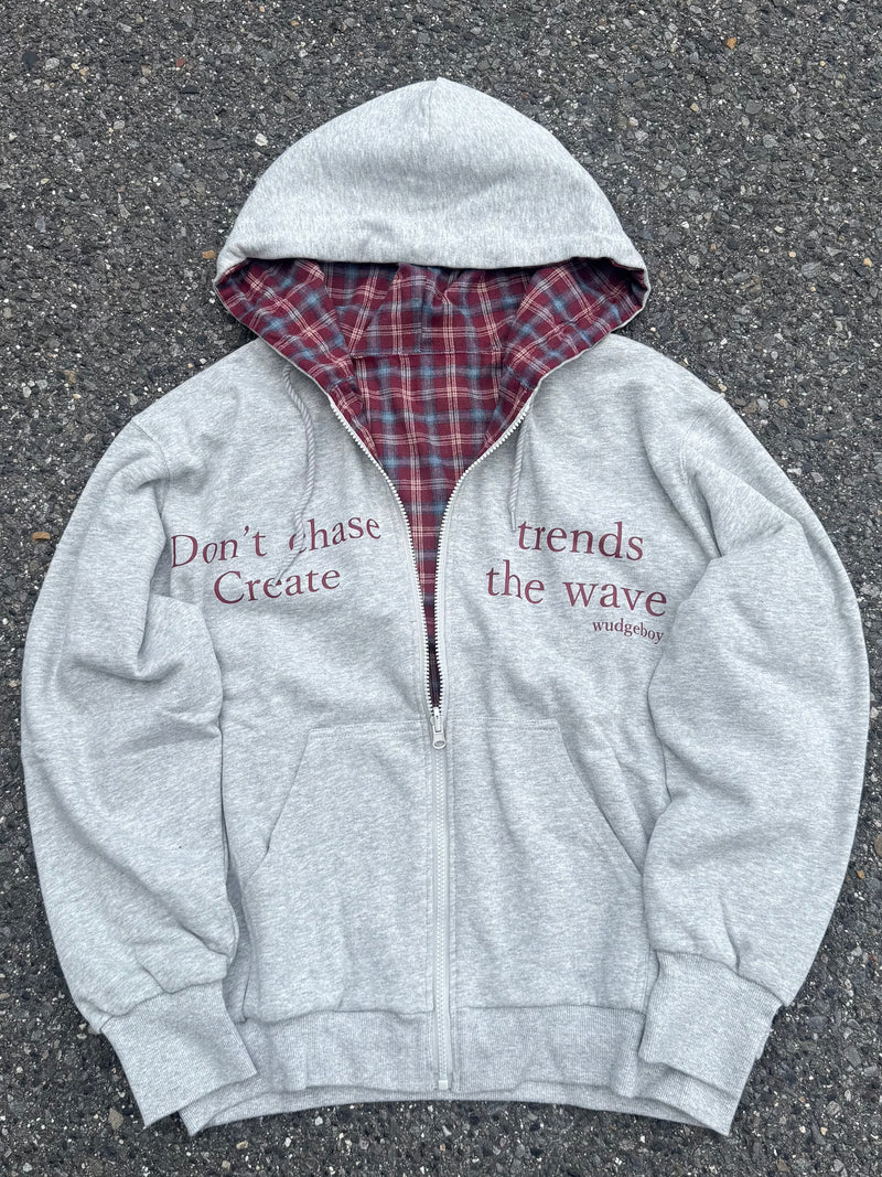 check reversible zip parker 