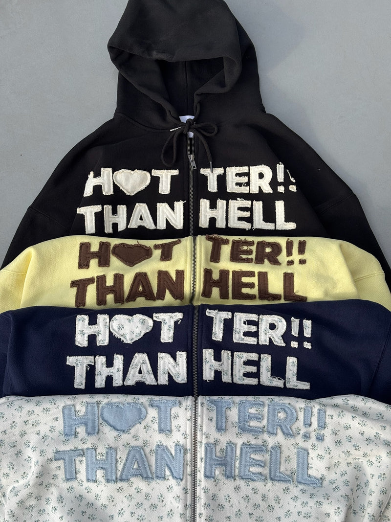 HTH block logo zip hoodie ジップパーカー ネイビー block logo zip hoodie – YZ