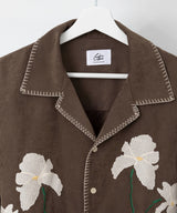 flower embroidery A/W shirts