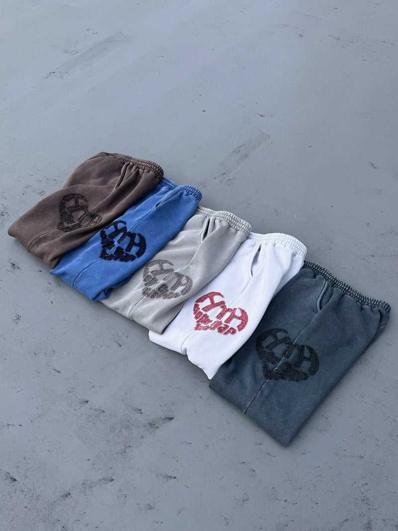 Vintage Like Heart Logo Sweat Pants