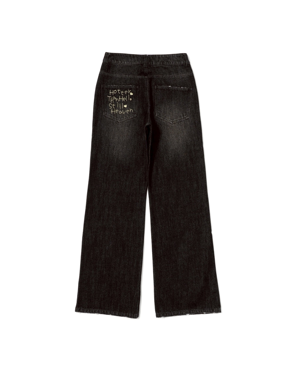 STITCH LOGO STRAIGHT DENIM PANTS – YZ STITCH LOGO STRAIGHT DENIM PANTS – YZ