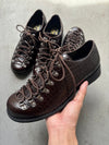 Crocodile Embossed Low-Top Shoes