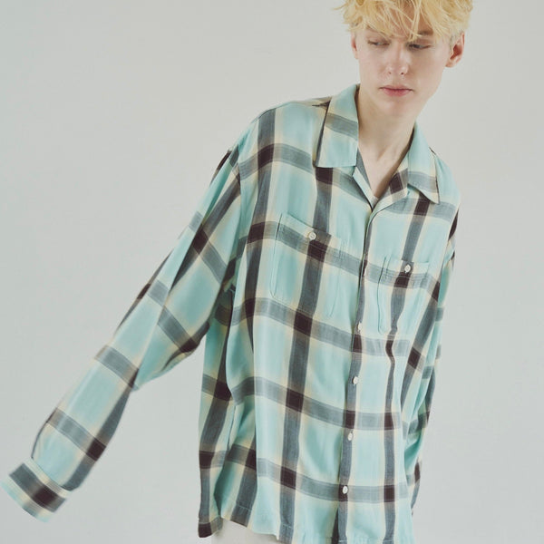 Rayon ombre original check shirts – YZ