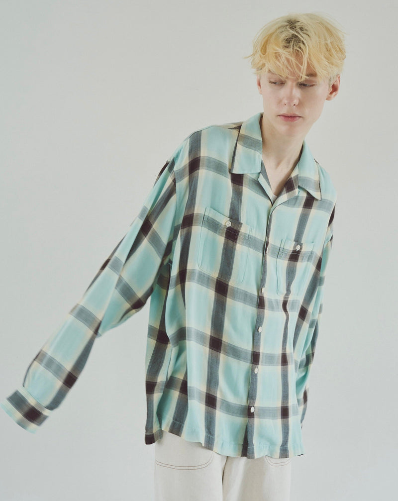 Rayon ombre original check shirts – YZ
