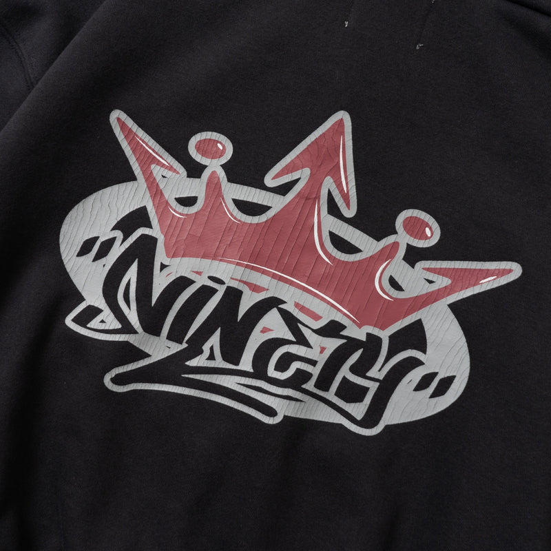 King Logo Front Zip Hoodie