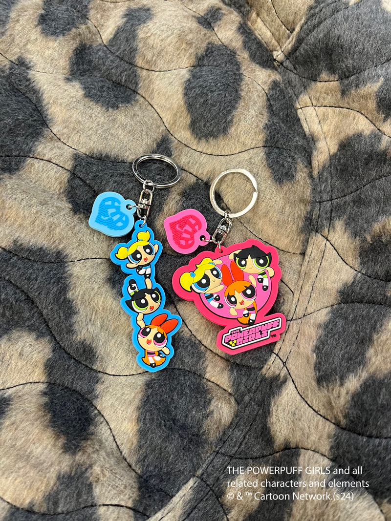 The Powerpuff Girls × HTH rubber keychain