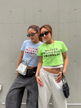 SPANGLE LOGO TEE 