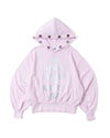 [0900girl x Love Elegance] Gothic Logo Eyelet Hoodie 