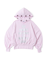 [0900girl x Love Elegance] Gothic Logo Eyelet Hoodie 