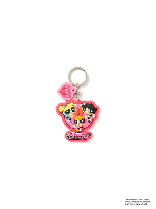 The Powerpuff Girls × HTH heart logo keychain