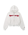 sagara heart logo zip hoodie