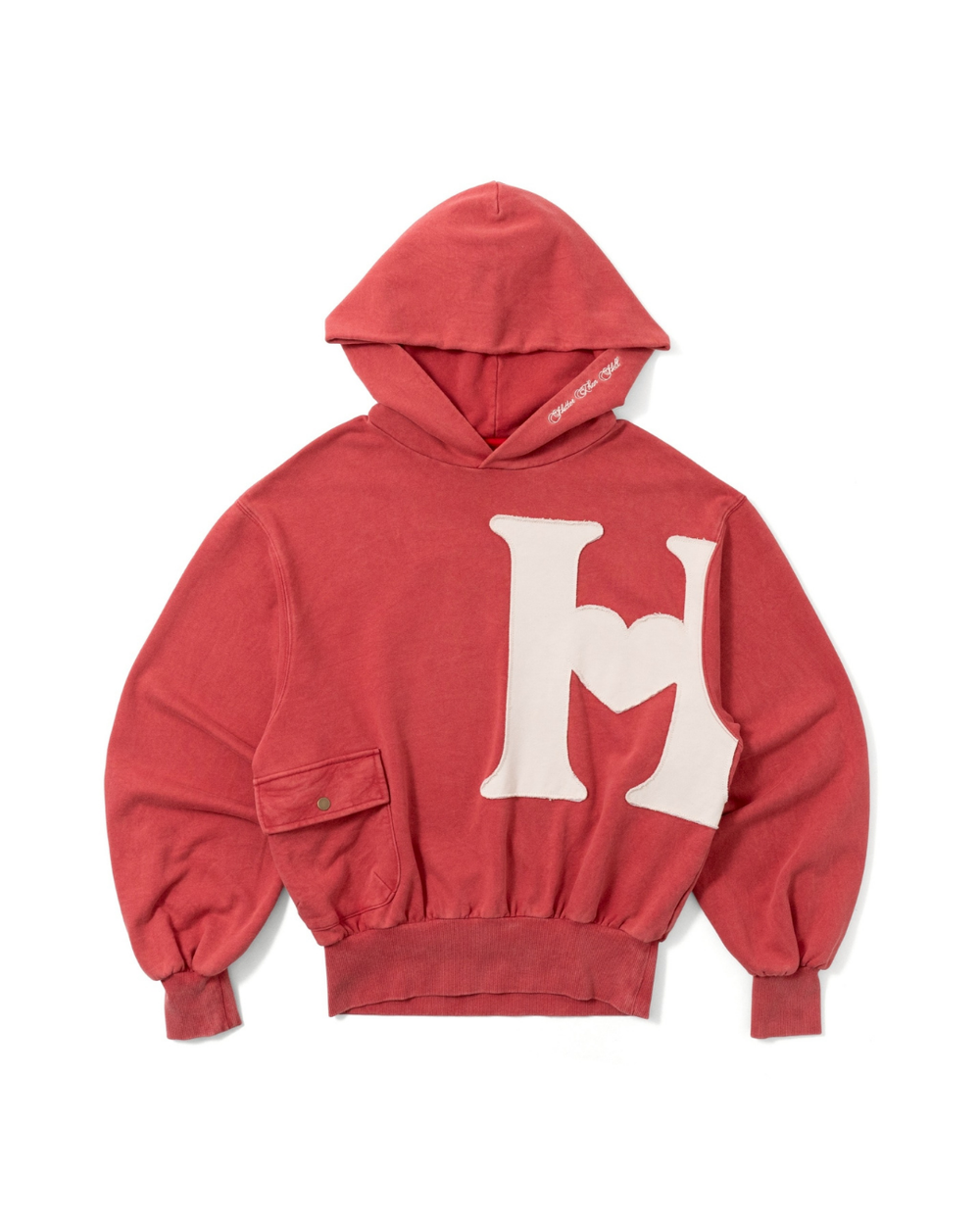 side h heart hoodie – YZ side h heart hoodie – YZ