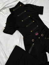 Rayon Linen Low-Rise Pants