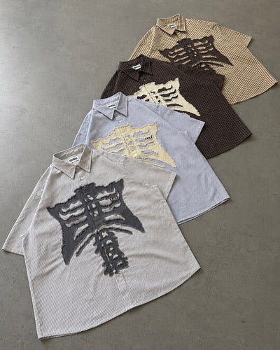 Bone Stripe S/S Shirt