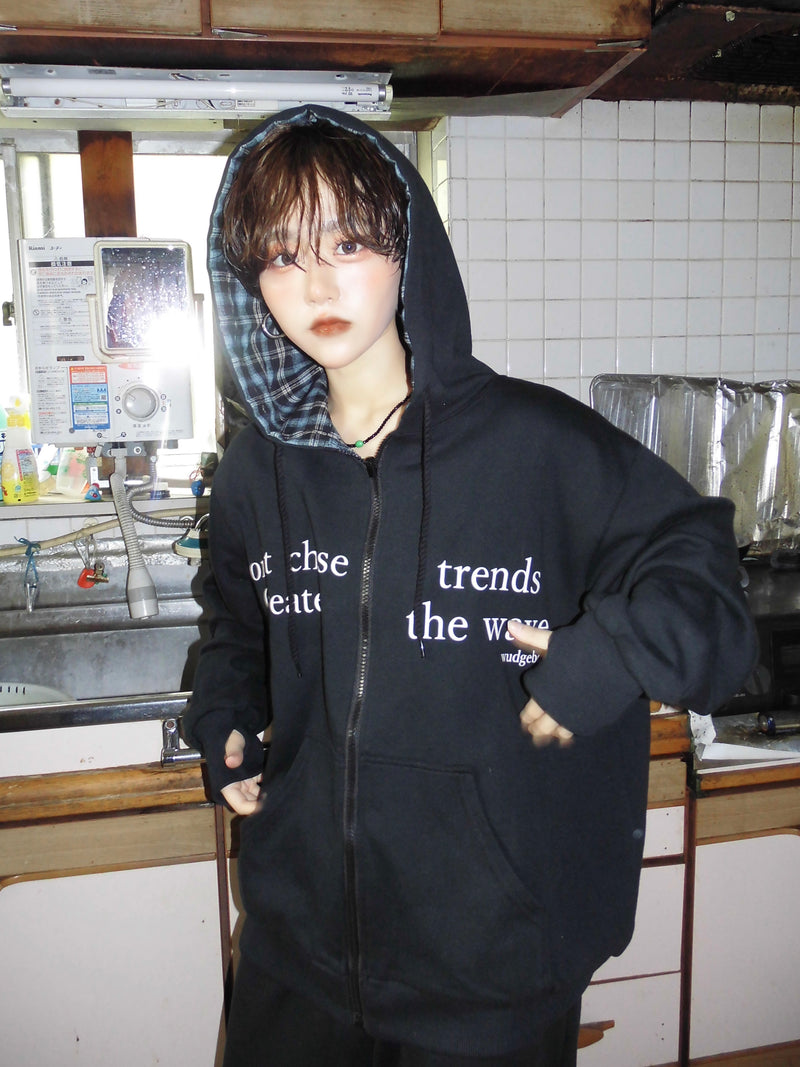 check reversible zip parker 