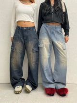 denim cargo pants