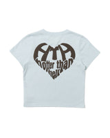 GLITTER HEART LOGO TEE