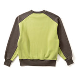 バイカラーラグランスウェット 