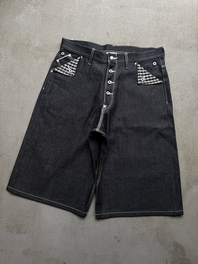 Selvedge Check Flap Buggy Jorts